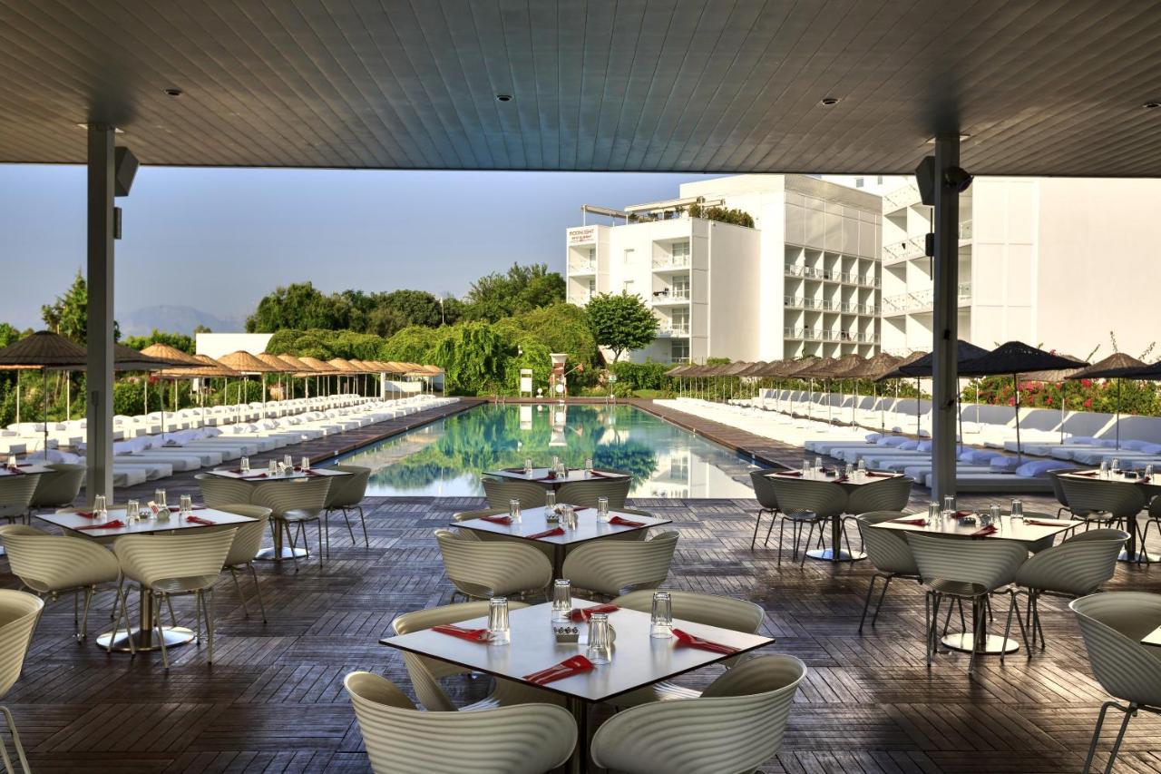 Hotel Su & Aqualand Αττάλεια Εξωτερικό φωτογραφία The restaurant at the hotel