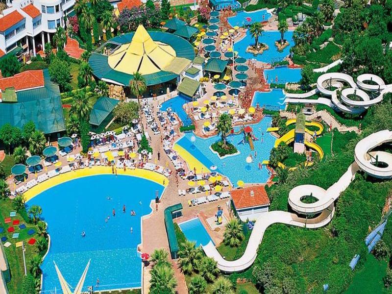 Hotel Su & Aqualand Αττάλεια Εξωτερικό φωτογραφία Aerial view of the water park
